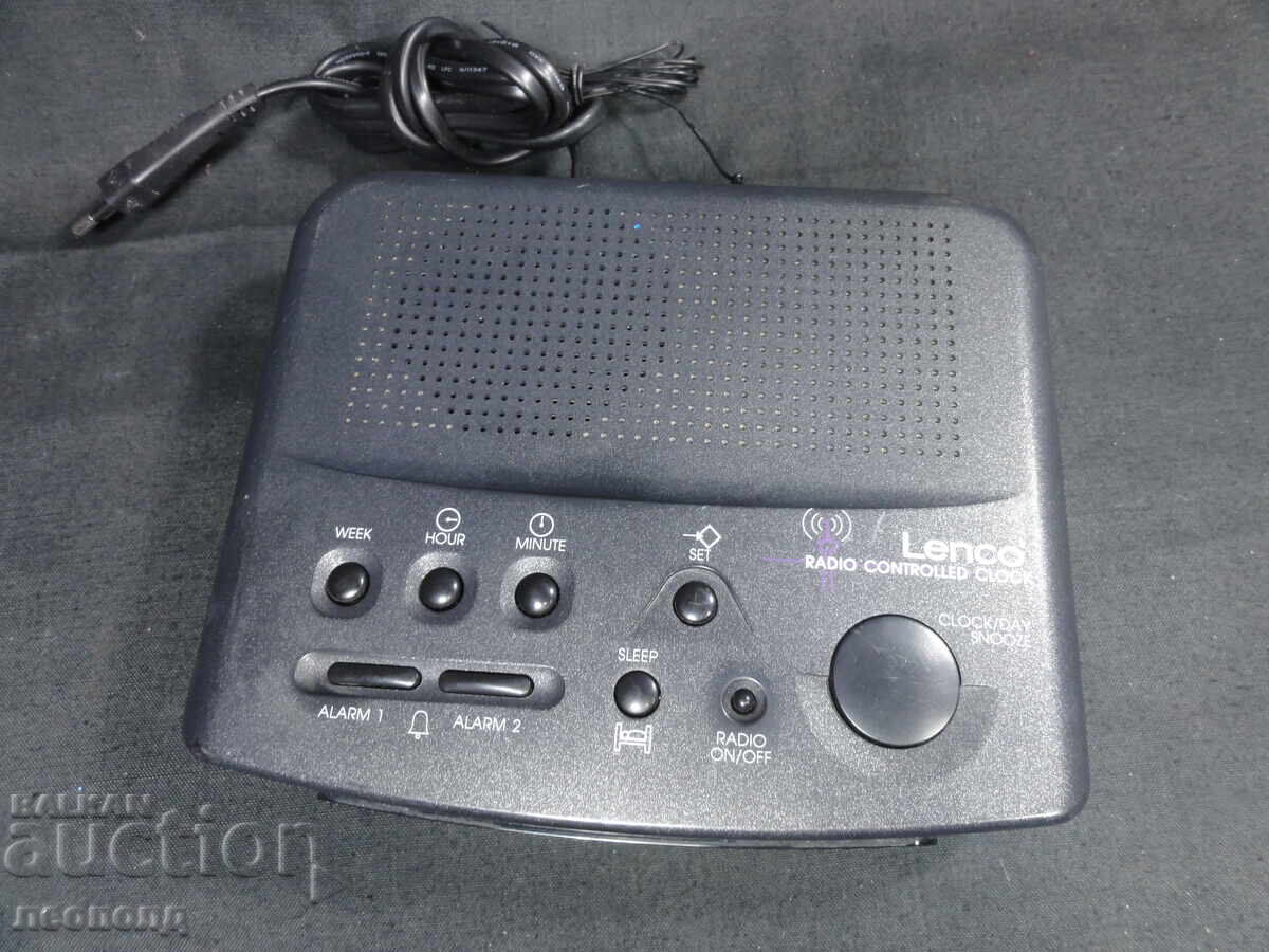 Auction  BZC STAR RETRO TRANSISTOR RADIO CLOCK LENCO RC 1030