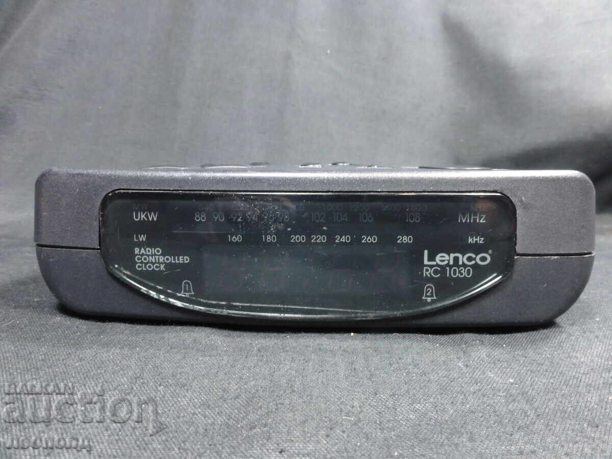 BZC STAR RETRO TRANSISTOR RADIO CLOCK LENCO RC 1030 - 5