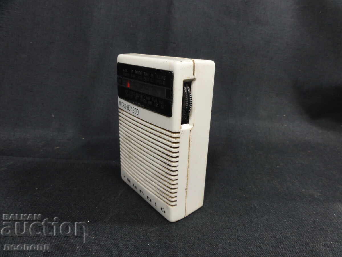 BZTs STAR RETRO TRANSISTOR RADIO GRUNDIG MICRO BOY 300 with price 12.00 BGN | € 6.14