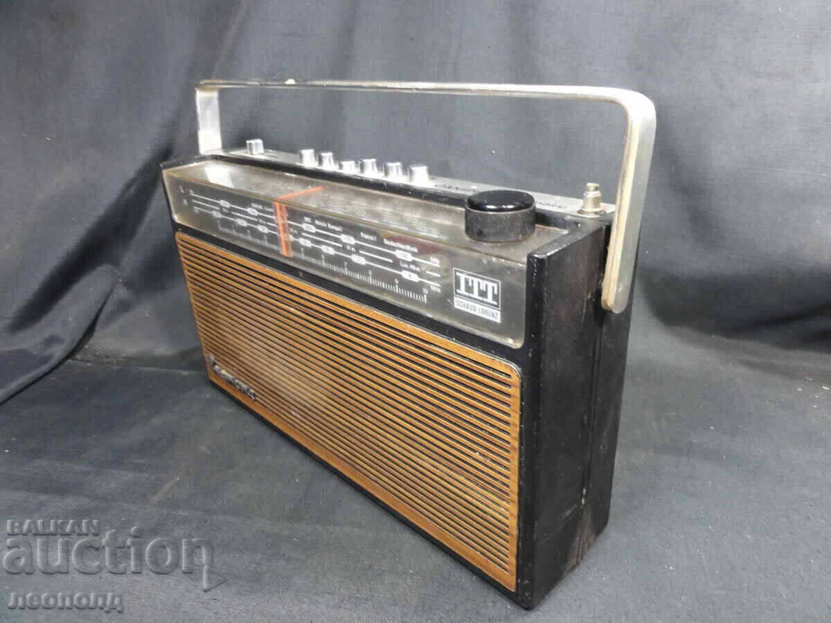 Vintage BZT Star Retro Transistor Radio ITT Schaub-Lorenz Camping with price 23.00 BGN | € 11.76