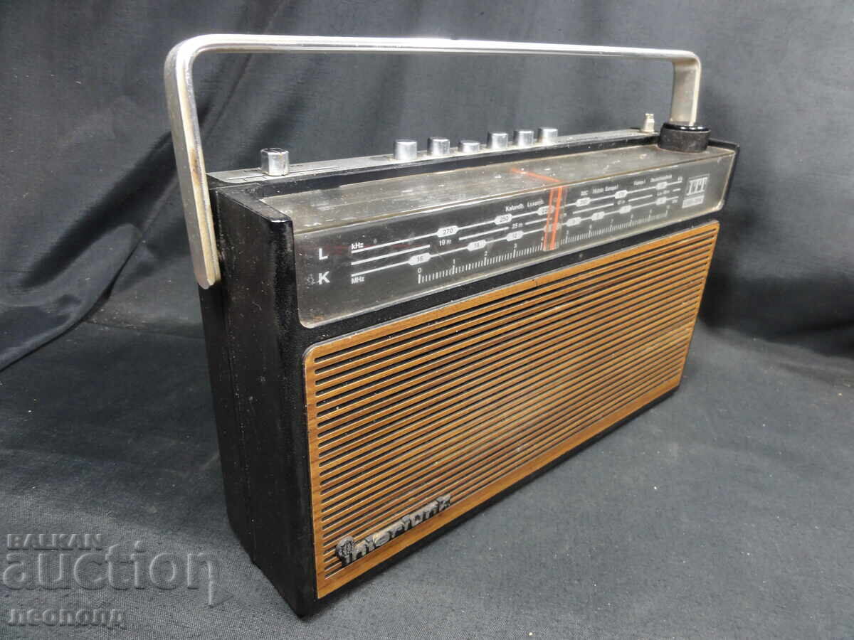 Auction  Vintage BZT Star Retro Transistor Radio ITT Schaub-Lorenz Camping