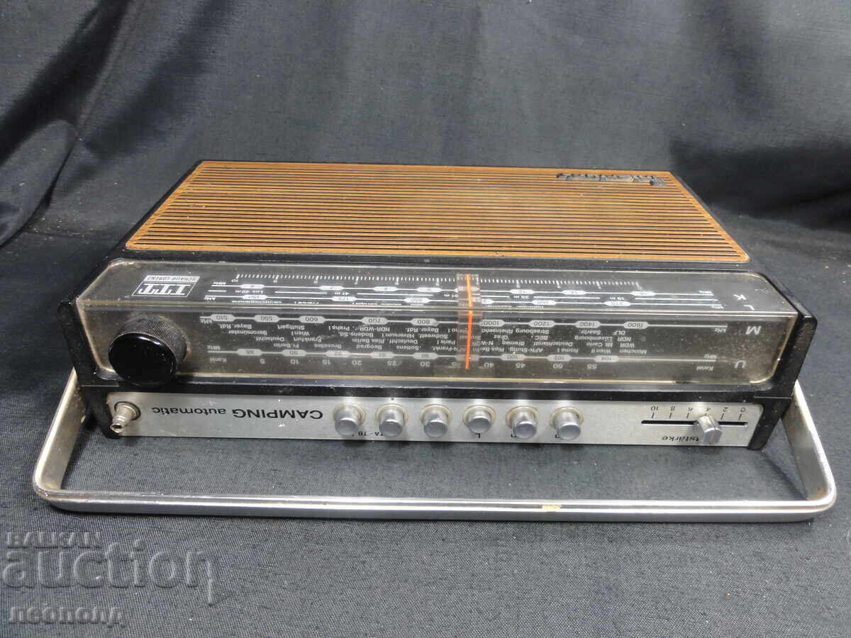 Vintage BZT Star Retro Transistor Radio ITT Schaub-Lorenz Camping - 5