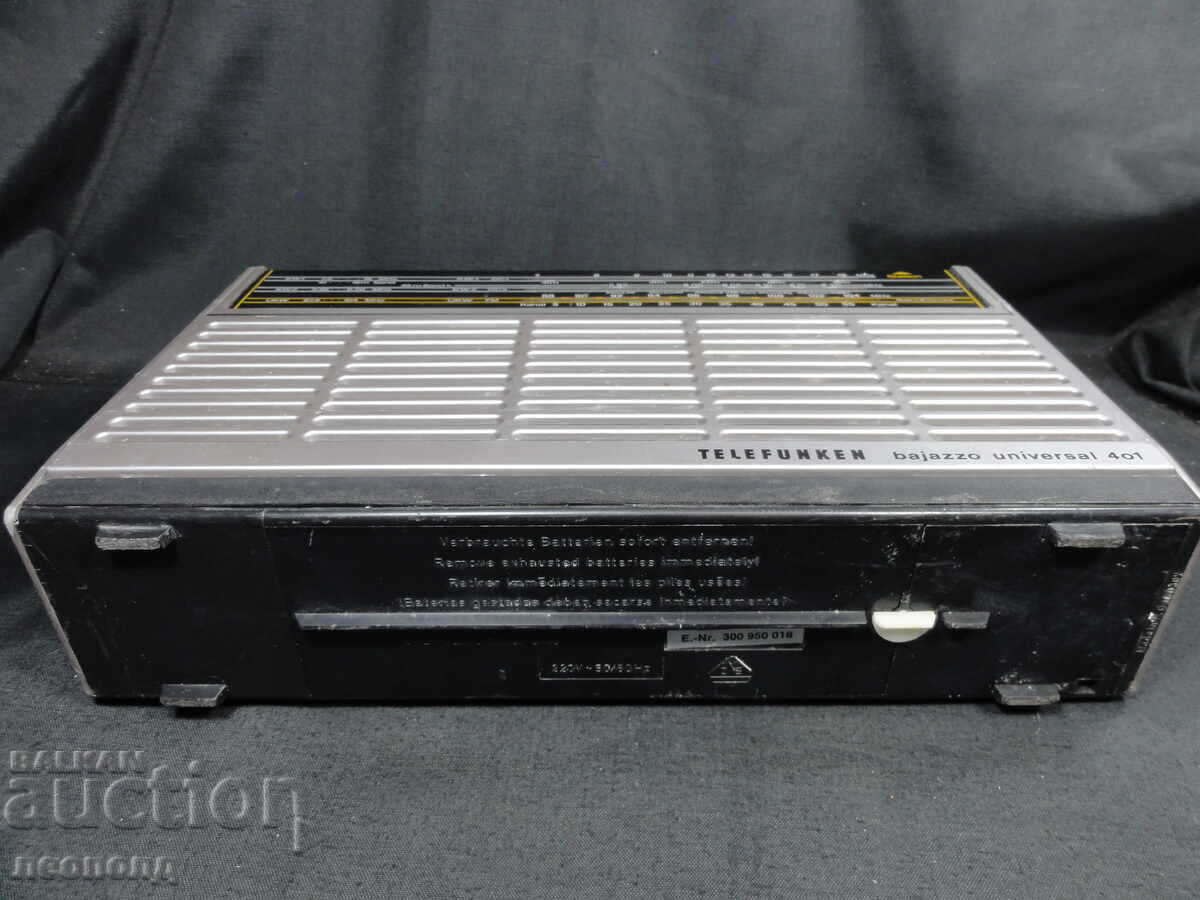 BZC STAR RETRO TRANSISTOR RADIO TELEFUNKEN BAJAZZO UNIVERSAL - 6