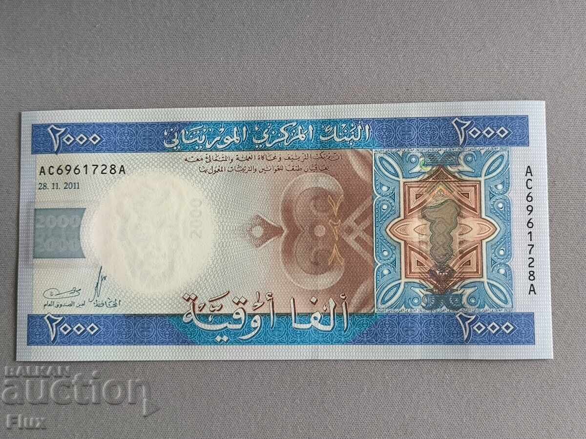 Bancnotă - Mauritania - 2000 ouguiya UNC | 2011 Bancnotă - Mauritania - 2000 ouguiya UNC | 2011