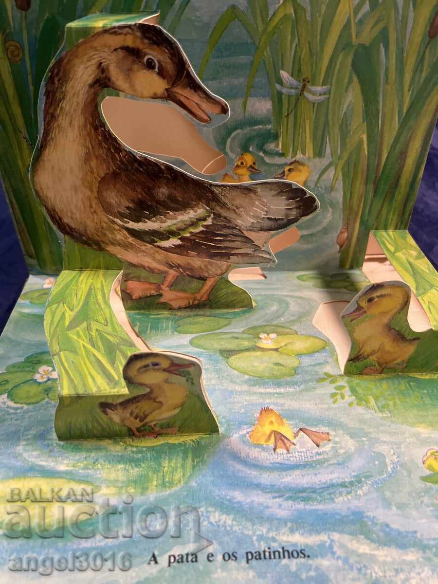 Παράδοση 1985 παιδικό αναδυόμενο βιβλίο με τίτλο "Mães e Filhotes" Παράδοση 1985 παιδικό αναδυόμενο βιβλίο με τίτλο "Mães e Filhotes"