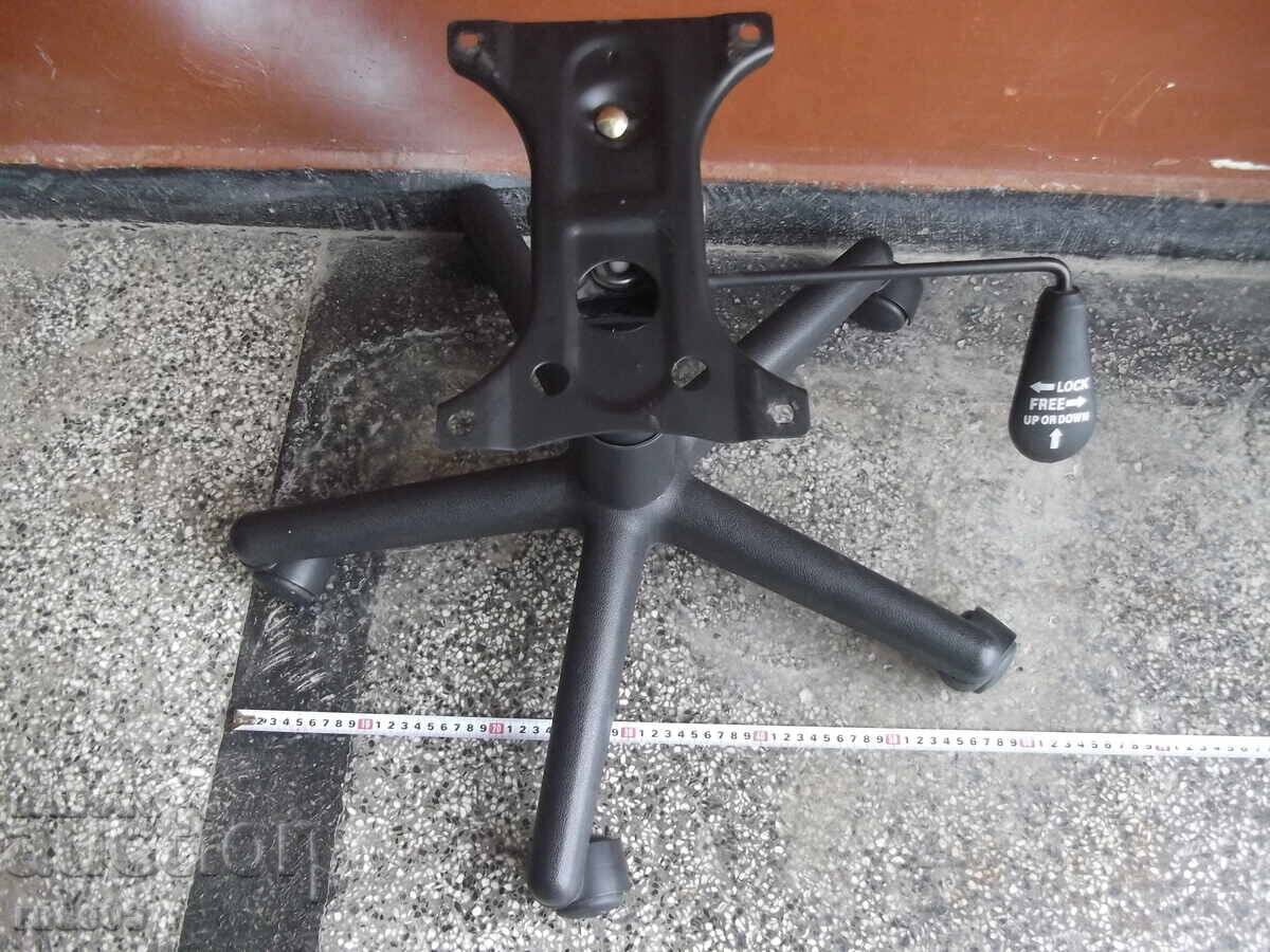 Swivel base with wheels, shock absorber and mechanism for office chair -9 with price 25.00 BGN | € 12.78