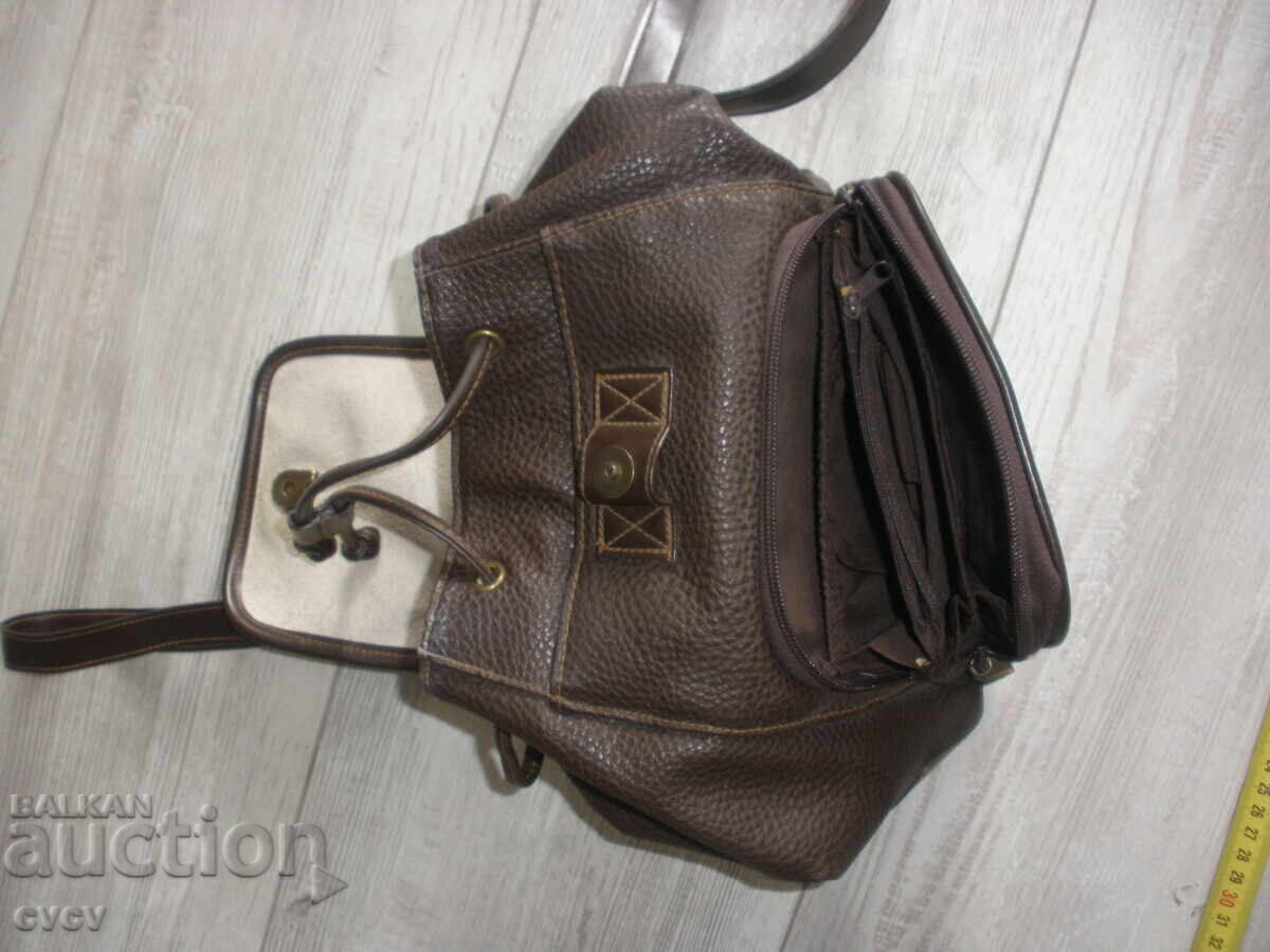 Rucsac - maro - piele naturală - B.Z.C - 5 Rucsac - maro - piele naturală - B.Z.C - 5