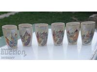 Cești de porțelan pentru lichior