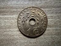 Ολλανδική Ανατολική Ινδία - 1 σεντ (1945) - D - Ντένβερ