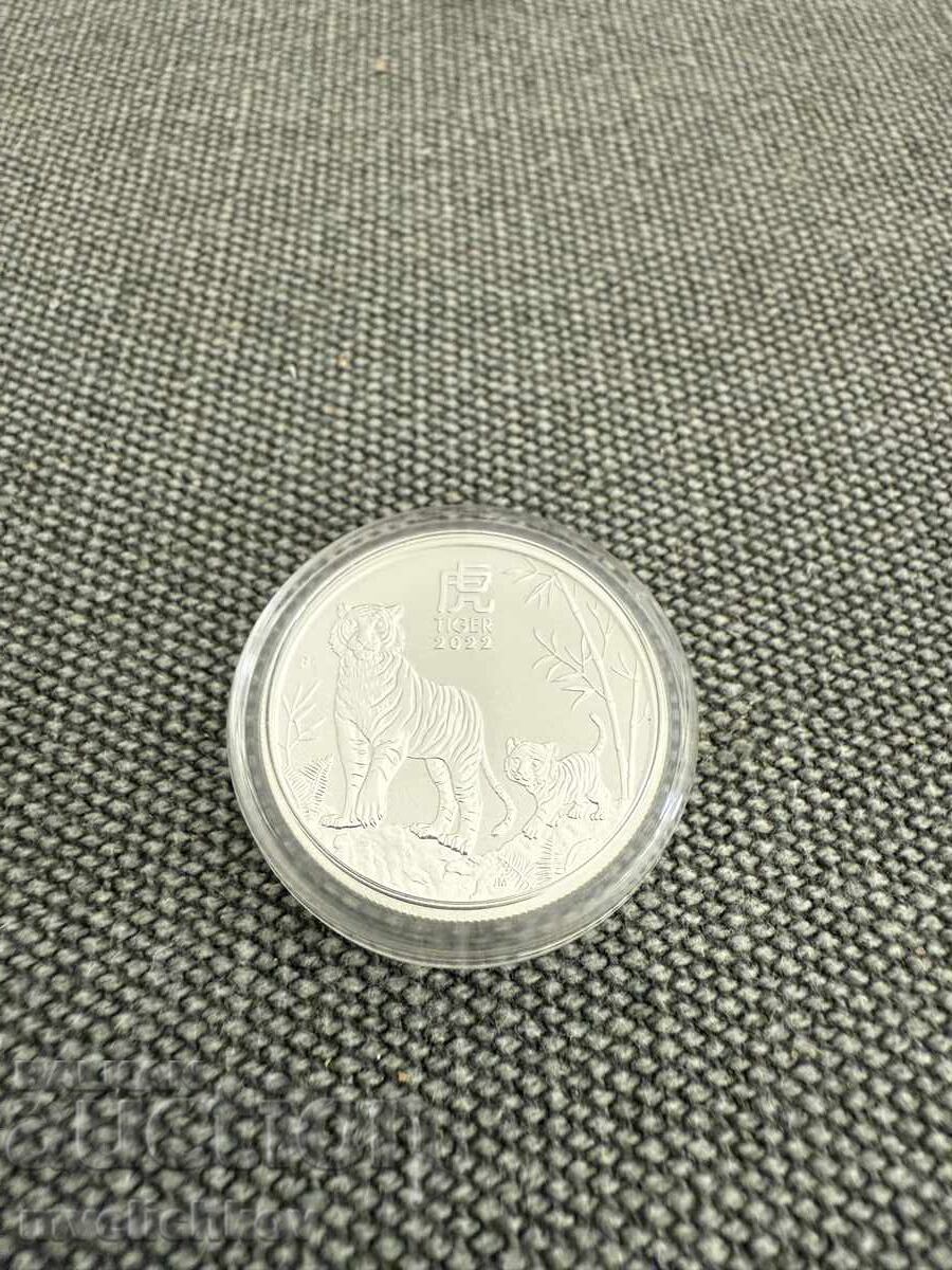 Delivery of SILVER 1/2 OZ 2022 AUSTRALIA - YEAR OF THE TIGER