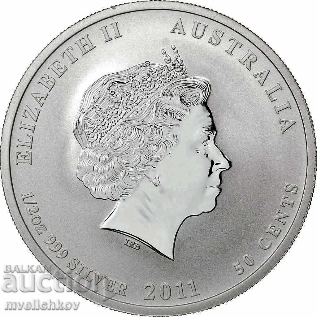 ΑΡΓΥΡΟΣ 1/2 OZ 2011 ΑΥΣΤΡΑΛΙΑ - ΣΕΛΗΝΙΑΚΟ ΕΤΟΣ ΤΟΥ ΛΑΓΟΥ με τιμή 111.00 BGN | € 56.75 ΑΡΓΥΡΟΣ 1/2 OZ 2011 ΑΥΣΤΡΑΛΙΑ - ΣΕΛΗΝΙΑΚΟ ΕΤΟΣ ΤΟΥ ΛΑΓΟΥ με τιμή 111.00 BGN | € 56.75