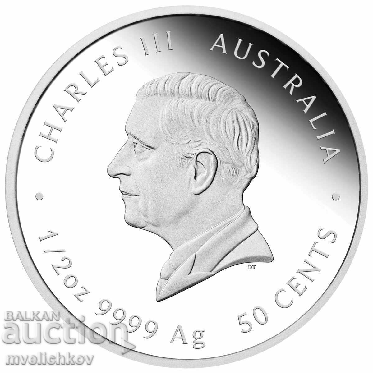 SILVER 1/2 OZ 2025 AUSTRALIA - YEAR OF THE HORSE with price € 56.75 | 110.99 BGN