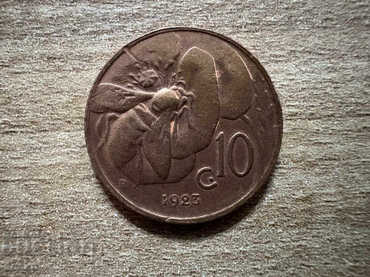 Italia - 10 centesimi (1923) Italia - 10 centesimi (1923)