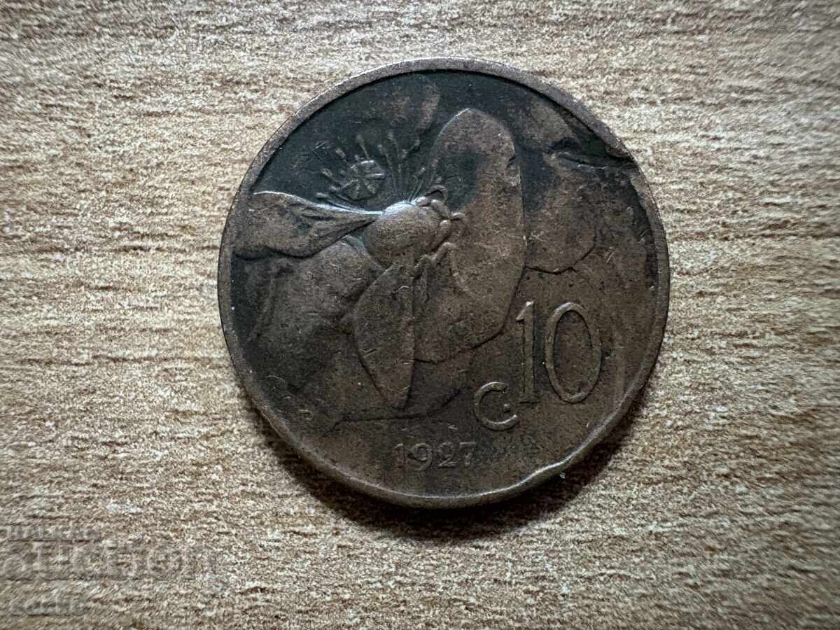Italia - 10 centesimi (1927) Italia - 10 centesimi (1927)
