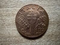 Ιταλία - 10 λεπτά (1939) - χαλκός