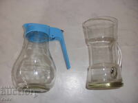 Pitchers, 2 pieces - one with a lid - B.Z.C