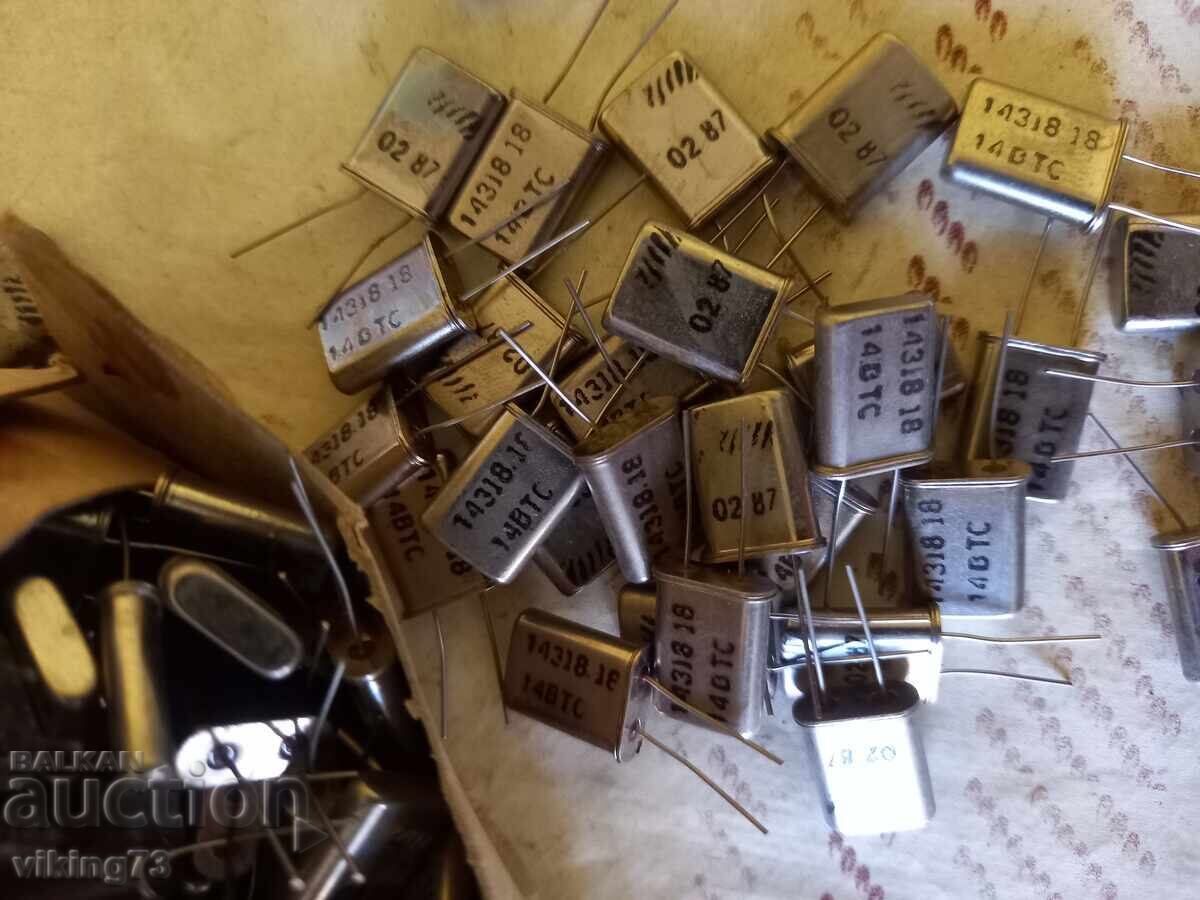 Delivery of Quartz resonators, new