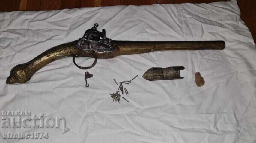 Auction  For sale: Ottoman/Balkan flintlock pistol