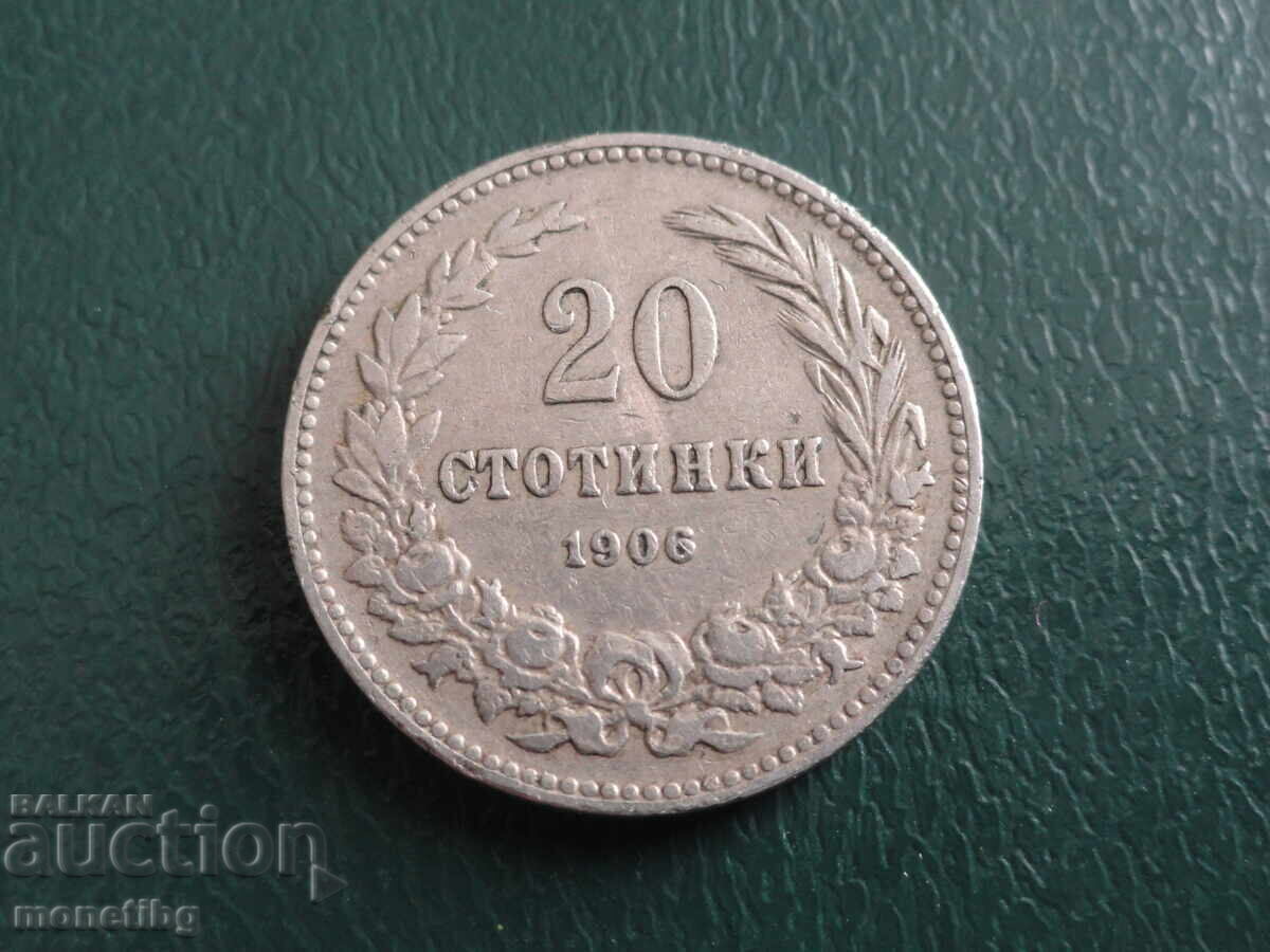 Bulgaria 1906 - 20 de cenți - 5 Bulgaria 1906 - 20 de cenți - 5