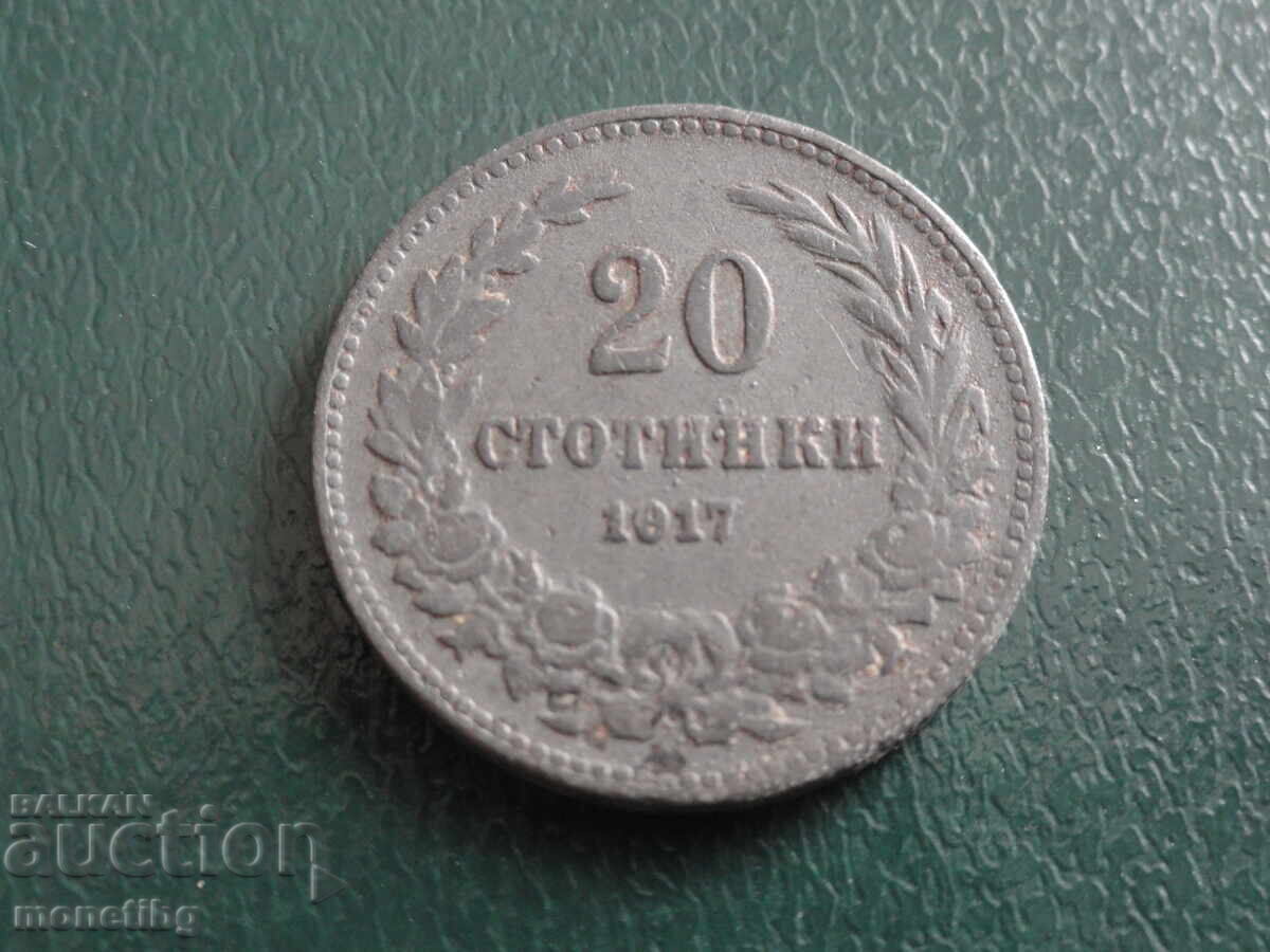 Bulgaria 1917 - 20 Stotinki Bulgaria 1917 - 20 Stotinki