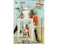 1989. Салвадор. Олимпийски игри - Барселона, Испания. Блок.