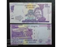 Malawi, Malavi, 20 kwacha 2020, UNC