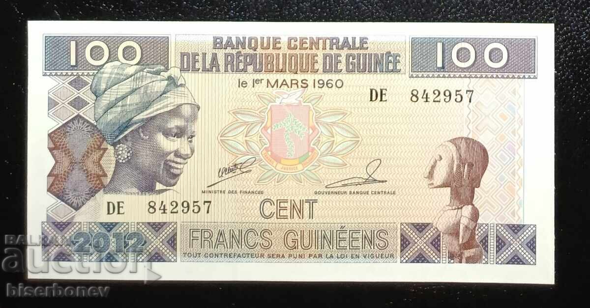 Guinea, Гвинея, 100 франка 2017 г, UNC