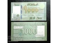 Lebanon, Lebanon 1000 Livres 2016, UNC