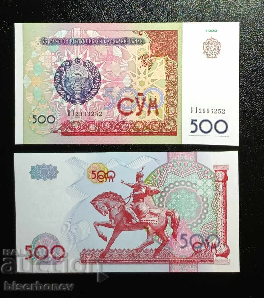 Uzbekistan, 500 sum 1999, UNC