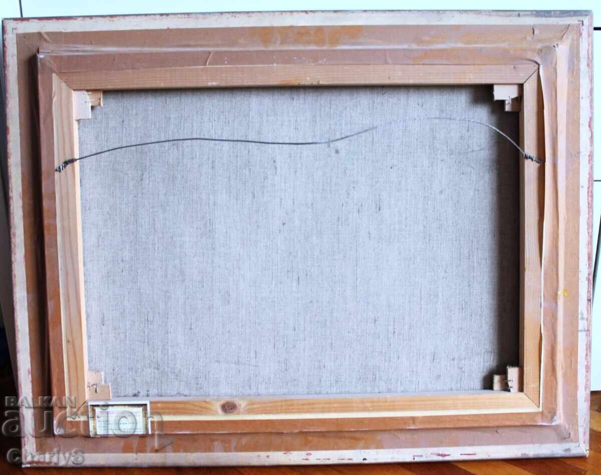 картина маслени бои 75х60 платно известна художничка Т.Боядж с цена 158.00 лв. | € 80.78