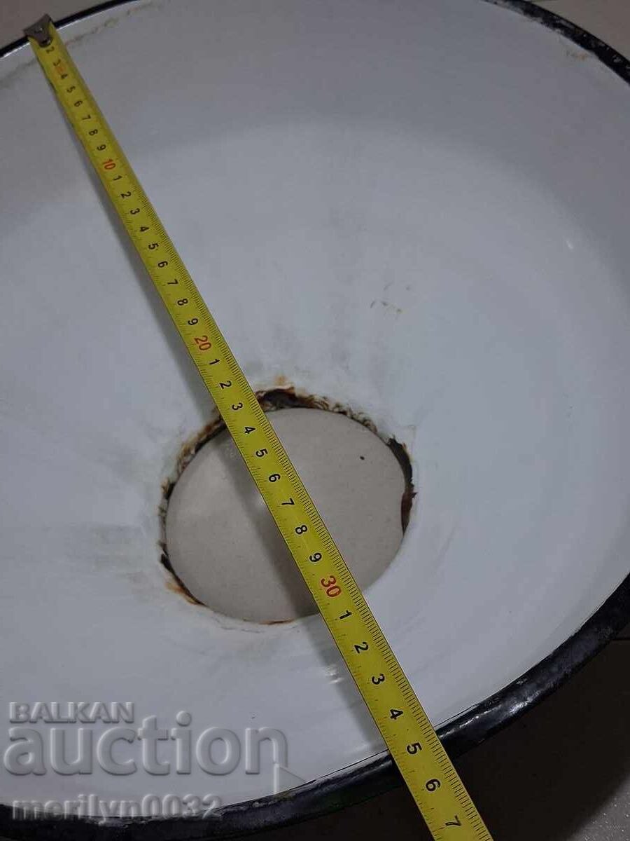 Double-sided enameled reflector lamp enamel 60s-70s - 5