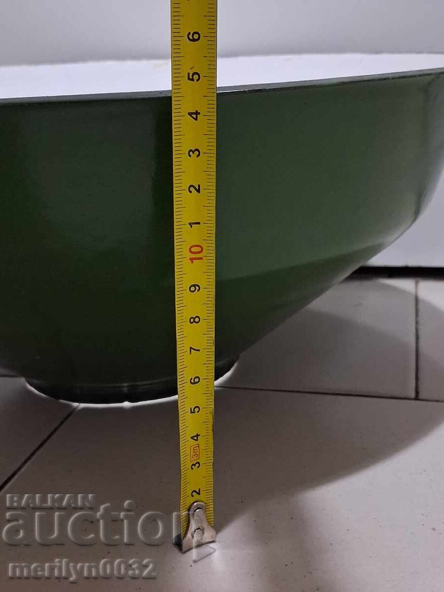 Double-sided enameled reflector lamp enamel 60s-70s - 6