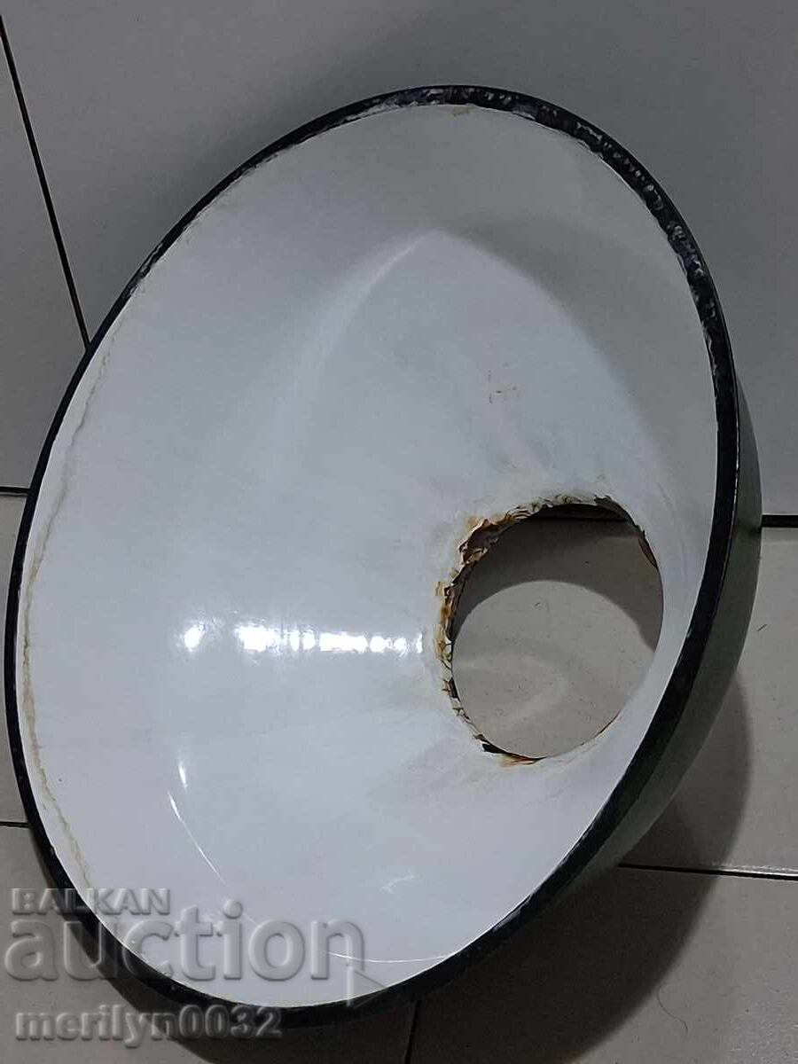 Double-sided enameled reflector lamp enamel 60s-70s - 7