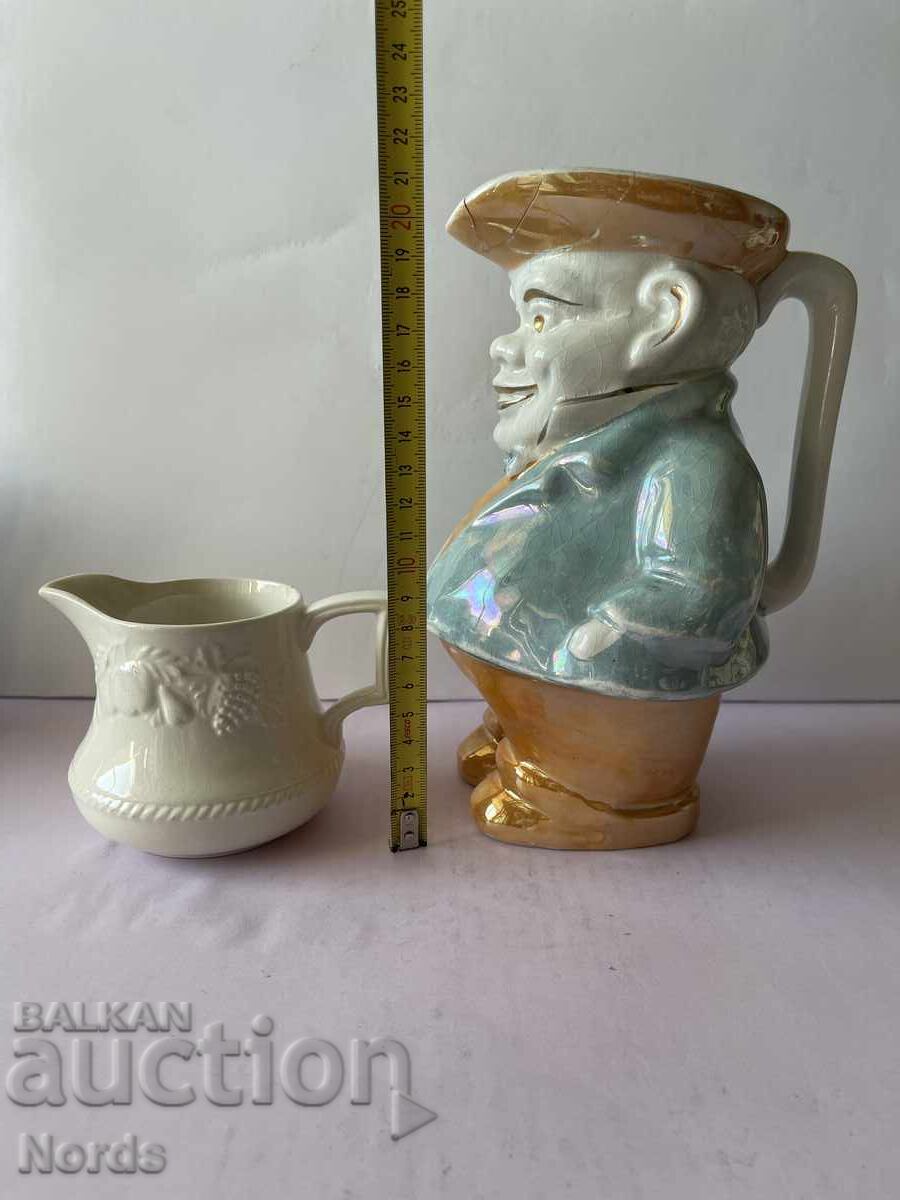 Auction Porcelain lot of pitchers Auction Porcelain lot of pitchers