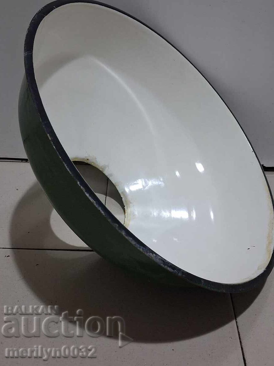 Double-sided enameled reflector lamp enamel 60s-70s - 6