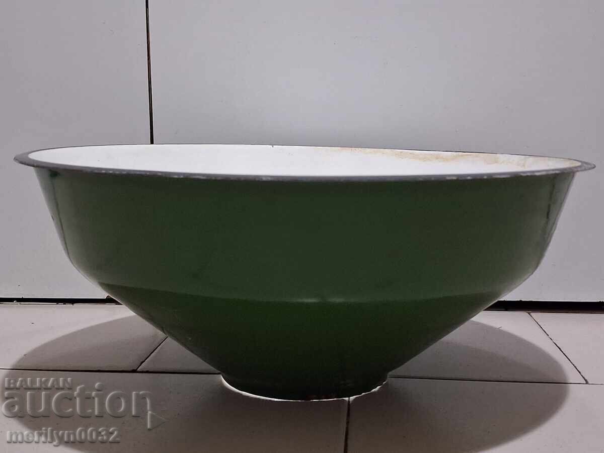 Double-sided enameled reflector lamp enamel 60s-70s - 7