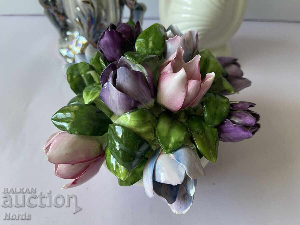 Порцеланов лот вази - 5