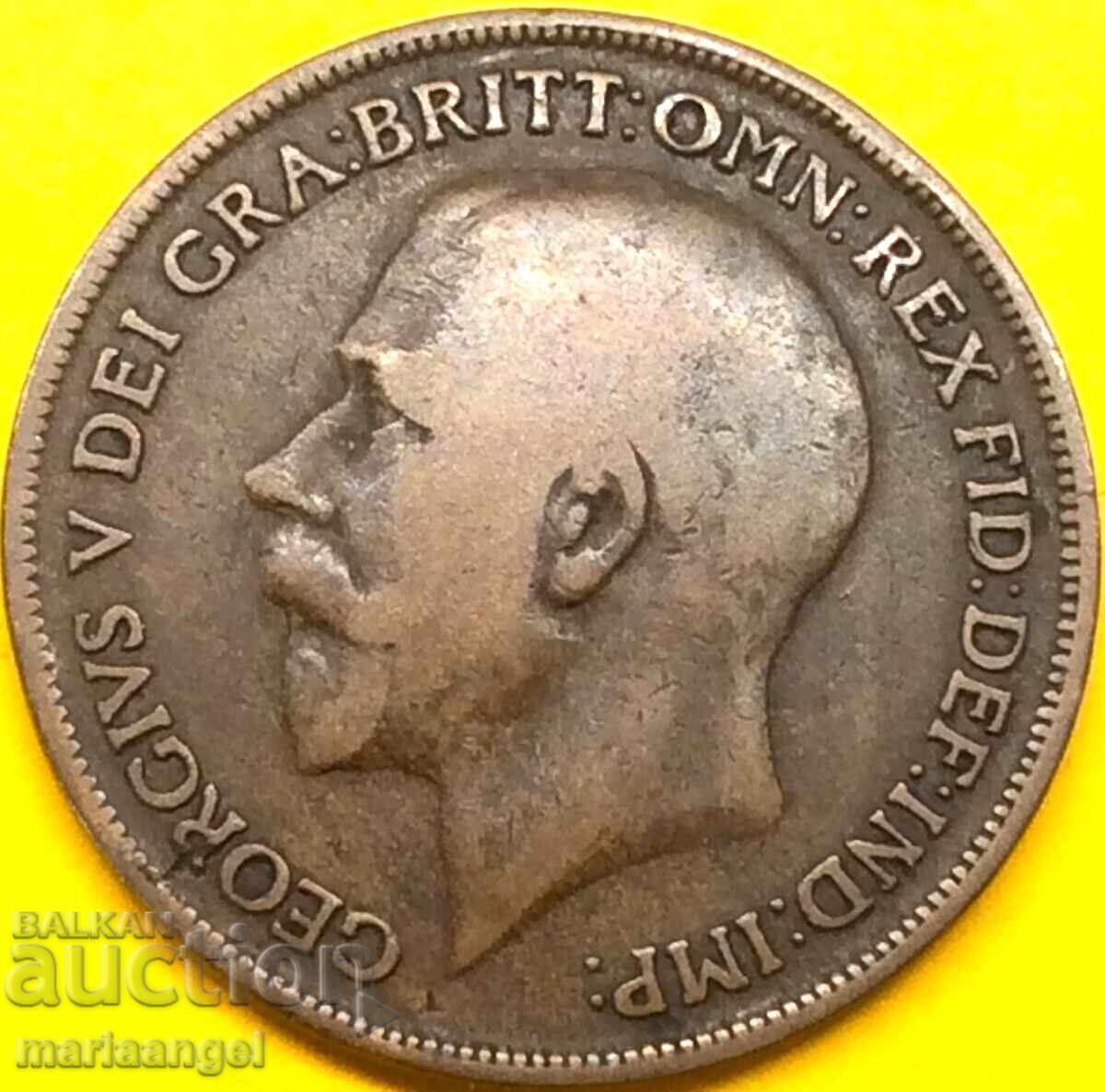 Μεγάλη Βρετανία 1 πένα 1916 30 χλστ. χάλκινο - 7