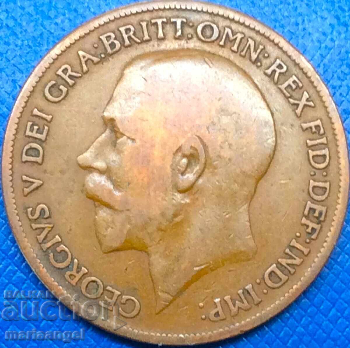 Μεγάλη Βρετανία 1 πένα 1919 30 χλστ