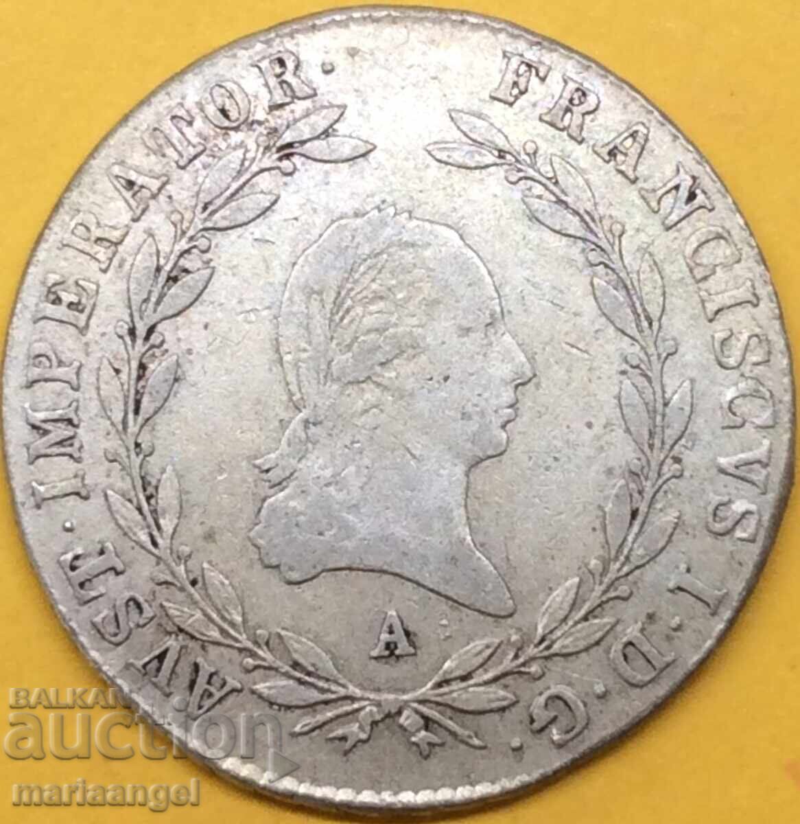 Delivery of 20 Kreuzer 1807 Austria A - Vienna silver - rare!