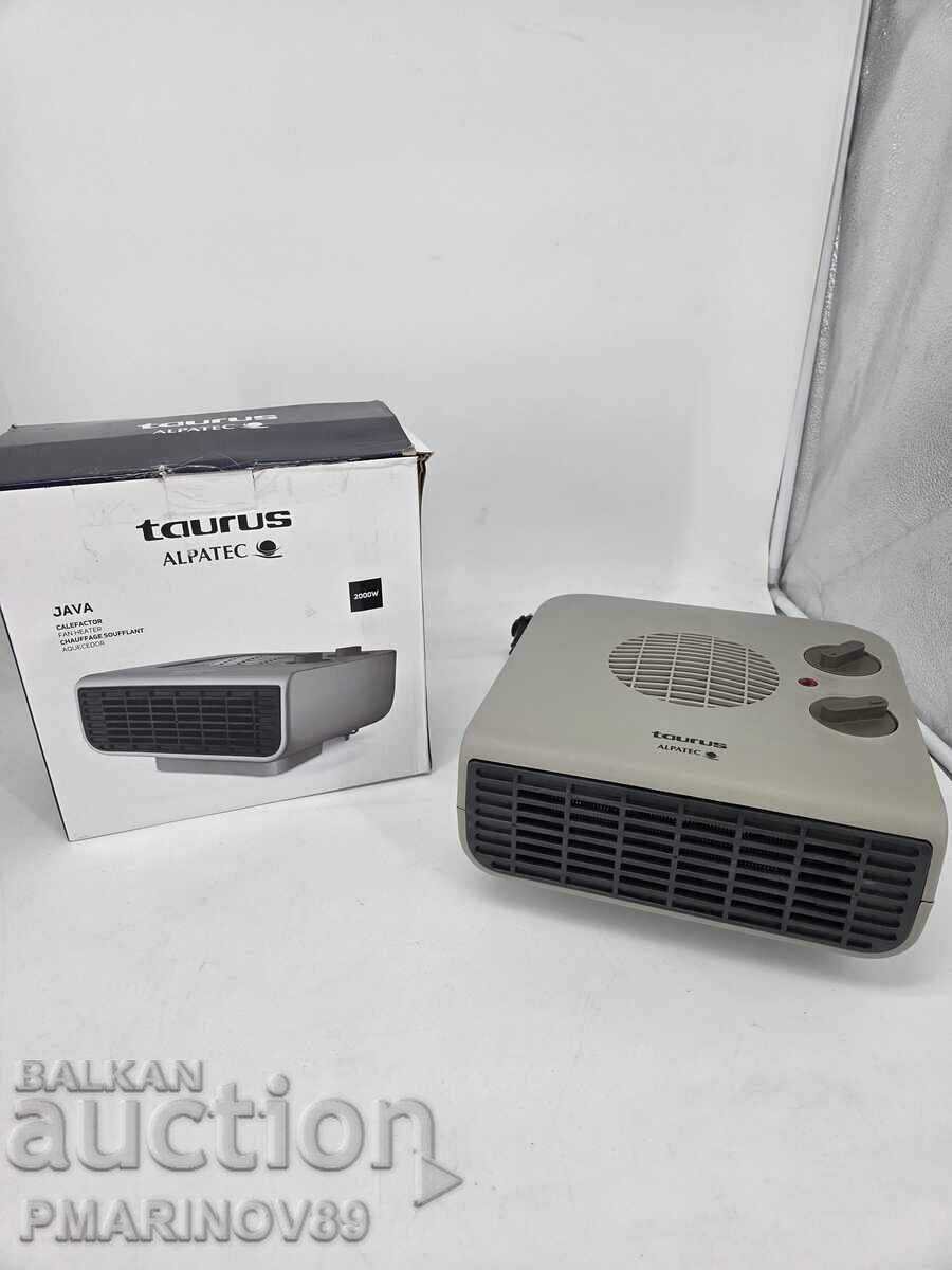 Brand new Taurus Alpatec fan heater