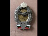 Insignă de piept bulgară pilot aviator clasa 1 sau 2