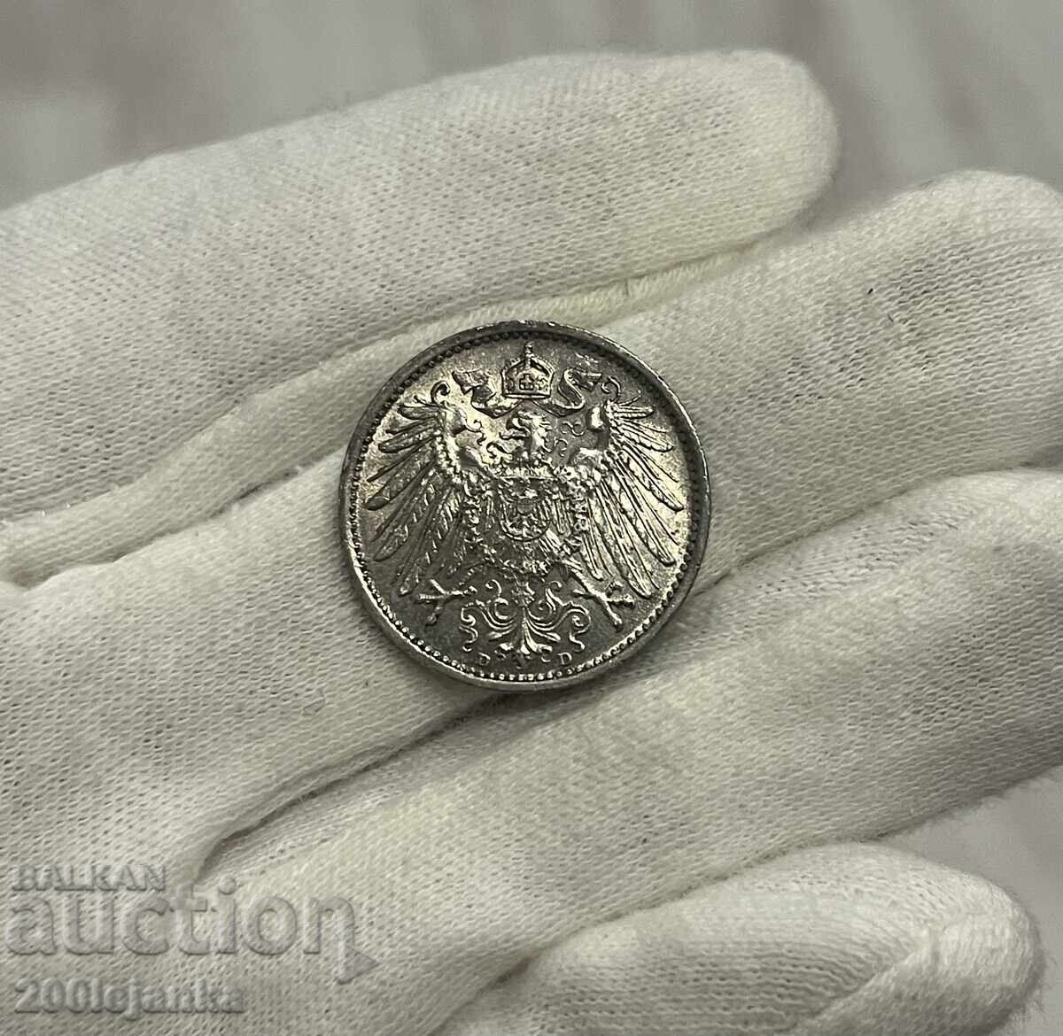 1 Mark 1908 with price 20.00 BGN | € 10.23 1 Mark 1908 with price 20.00 BGN | € 10.23