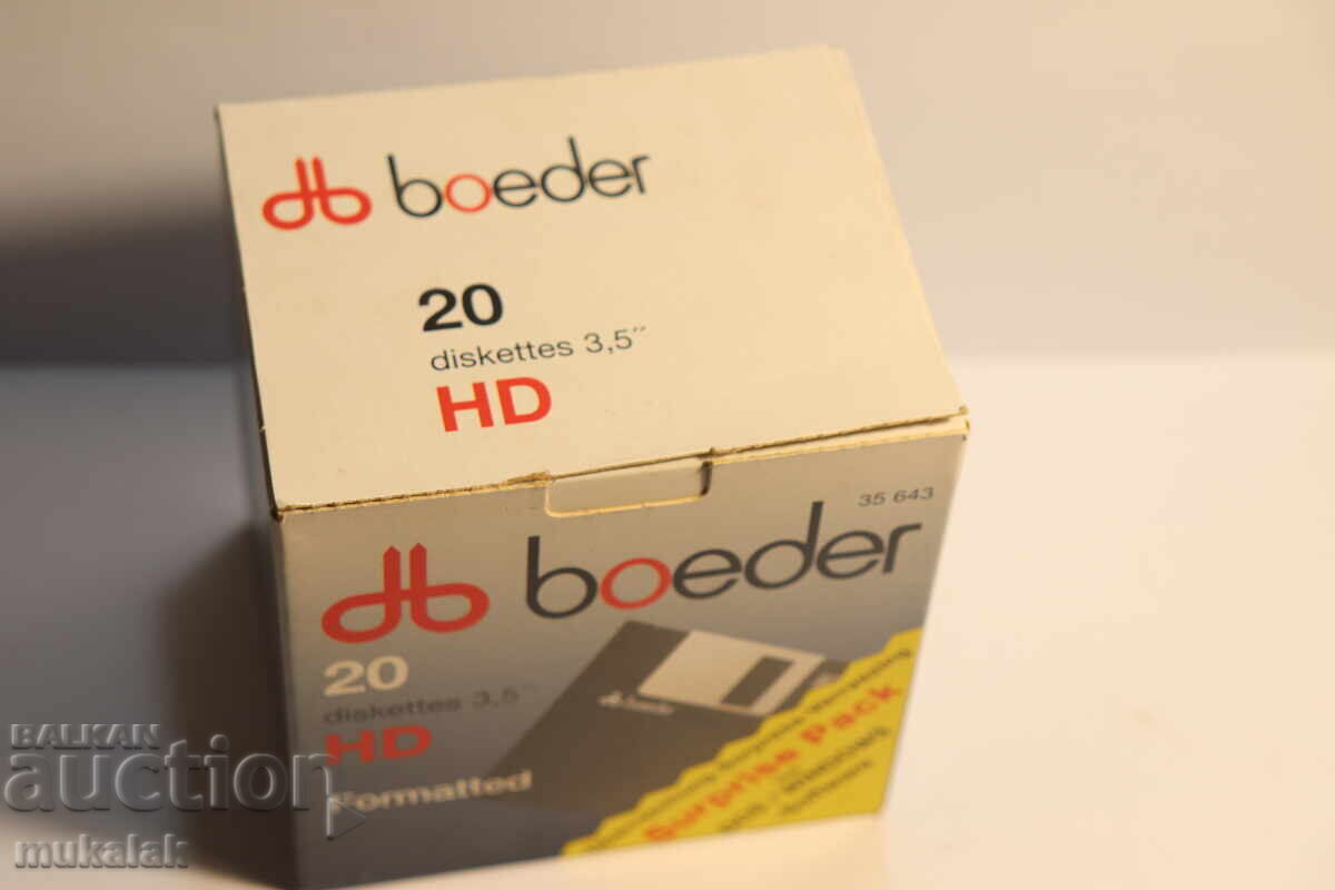 BOEDER ΦΛΟΠΙ ΔΙΣΚΕΤΕΣ ΔΙΣΚΕΤΕΣ ΓΙΑ ΥΠΟΛΟΓΙΣΤΗ 20 ΤΕΜ με τιμή 25.00 BGN | € 12.78