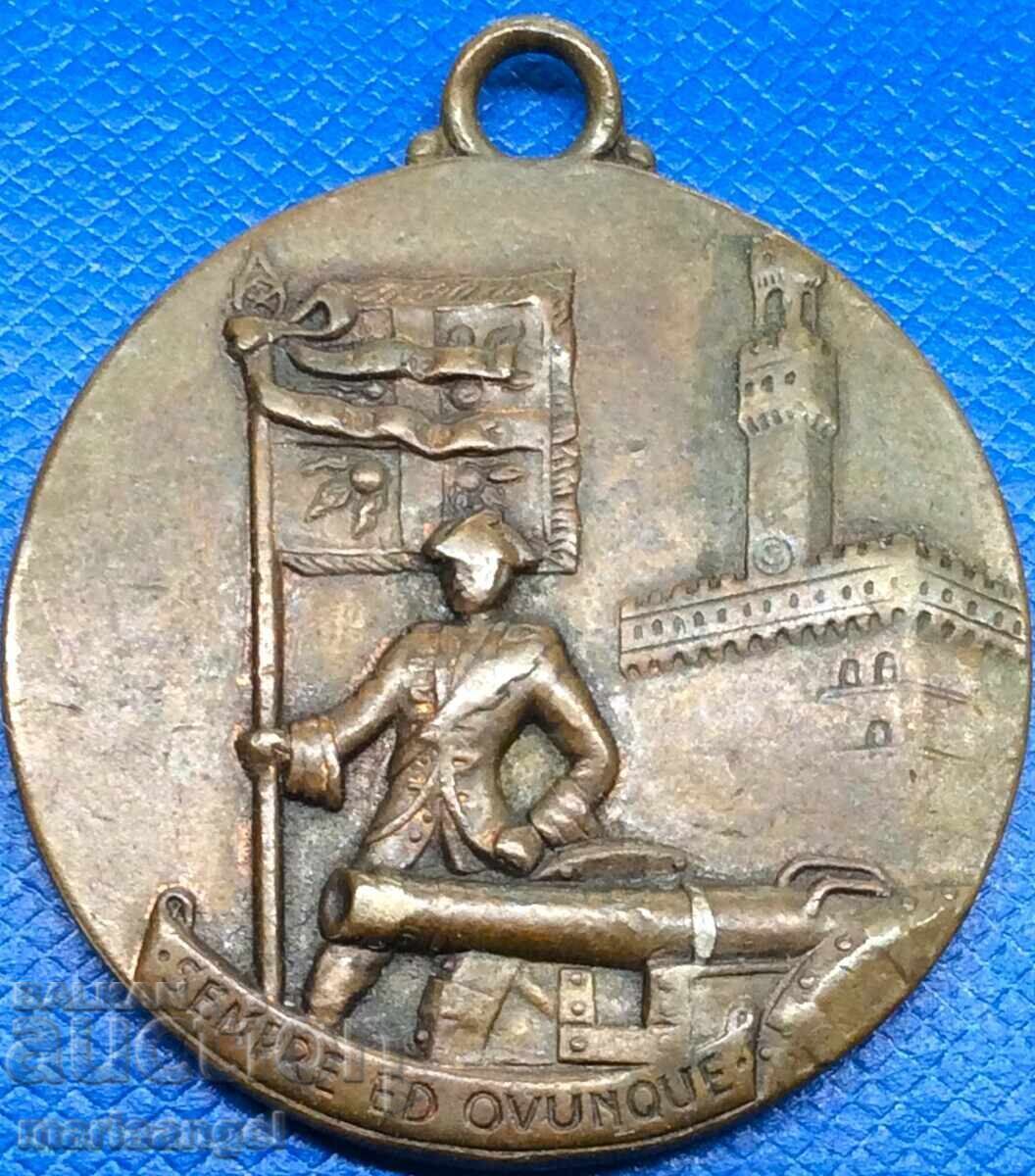 1956 Italy Medal "National Congress of Artillerymen" Florence - 6