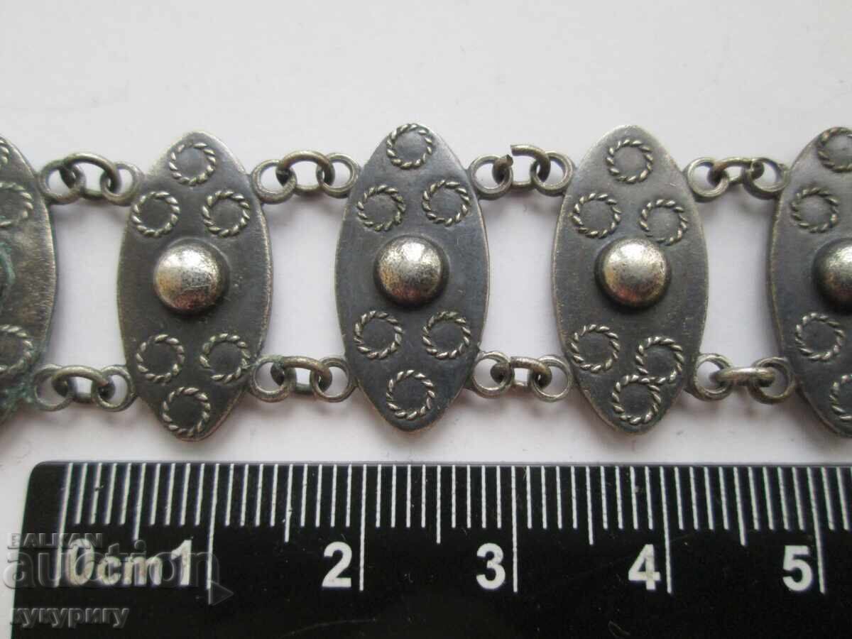Old lady's bracelet of 11 links, jewelry for a folk costume - 5 Old lady's bracelet of 11 links, jewelry for a folk costume - 5