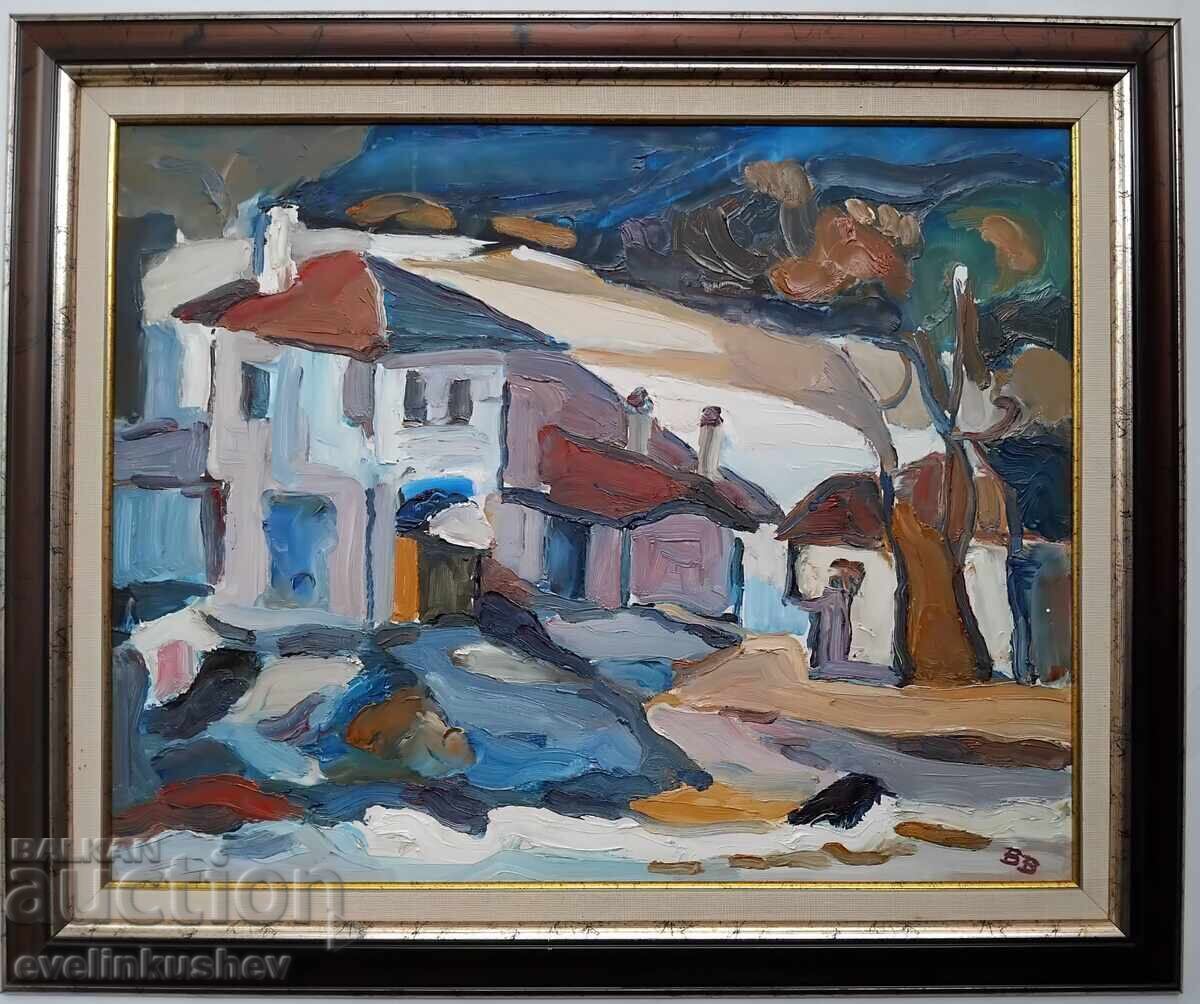 Auction Oil painting painted with oil paints on fiberboard / II Auction Oil painting painted with oil paints on fiberboard / II