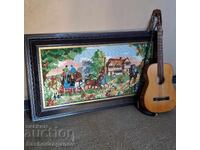 Goblen mare - cusut manual