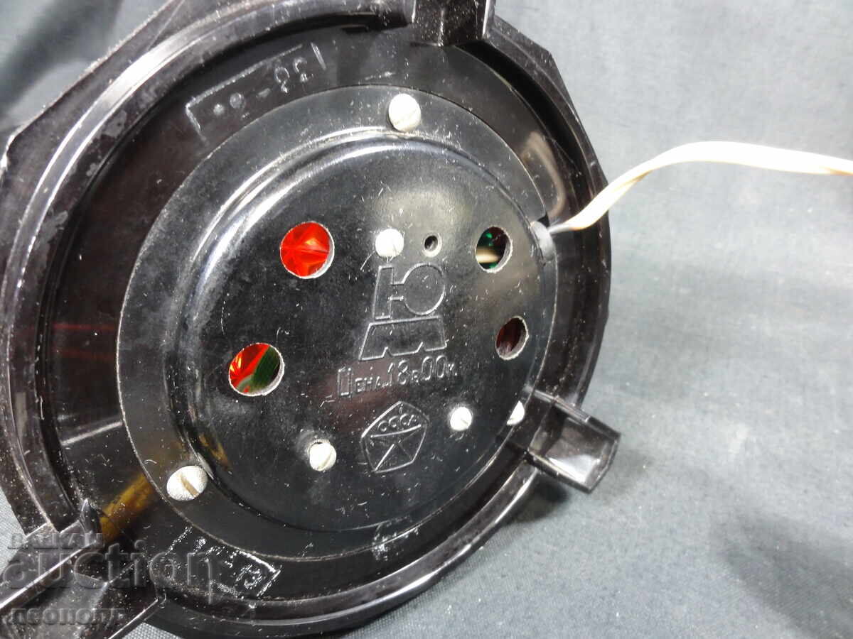 OLD RETRO SOCIALIST USSR TABLE LAMP ROCKET - 6