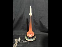 OLD RETRO SOCIALIST USSR TABLE LAMP ROCKET